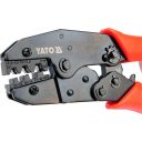 Yato YT-2250 krimpelő fogó szigeteletlen csúszósaruhoz - 220 mm (0,5-6 mm2)