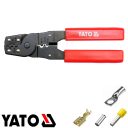 Yato YT-2256 többfunkciós krimpelő fogó - 180 mm (csúszósaru, érvéghüvely, szigeteletlen kábelsaru)
