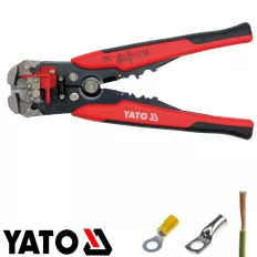   Yato YT-2270 automata blankoló és kábelsaru krimpelő fogó 0,2-6 mm2 - 205 mm