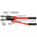 Yato YT-22860 kézi hidraulikus préselő fogó szigeteletlen sarukhoz  - 415 mm (10-120 mm2)