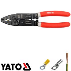   Yato YT-2293 többfunkciós krimpelő fogó - 215 mm (szigetelt és szigeteletlen kábelsaru)