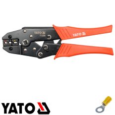   Yato YT-2296 krimpelő fogó szigetelt kábelsarukhoz - 230 mm (0,5-6 mm2)