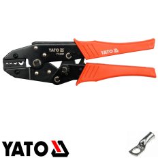   Yato YT-2297 krimpelő fogó szigeteletlen kábelsarukhoz - 230 mm (1,5-10 mm2)
