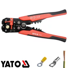   Yato YT-2313 automata blankoló és kábelsaru krimpelő fogó 0,2-6 mm2 - 205 mm