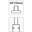 Yato YT-2391 pneumatikus gyorscsatlakozó - 3/8" külső menet