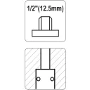 Yato YT-2392 pneumatikus gyorscsatlakozó - 1/2" külső menet