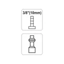 Yato YT-2406 pneumatikus gyorscsatlakozó dugó - 3/8" tömlővéggel