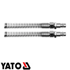   Yato YT-24102 pneumatikus tömlő gyorscsatlakozó dugó 1/4" (5x8 mm tömlőhöz) (2 db)