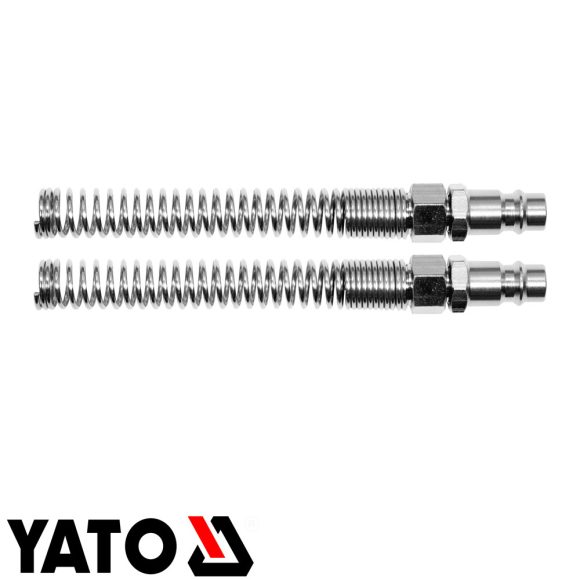 Yato YT-24102 pneumatikus tömlő gyorscsatlakozó dugó 1/4" (5x8 mm tömlőhöz) (2 db)