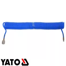   Yato YT-24202 pneumatikus spiráltömlő gyorscsatlakozóval 5,5x8 mm PU - 10 m