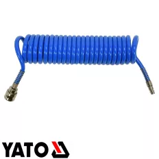   Yato YT-24204 pneumatikus spiráltömlő gyorscsatlakozóval 6,5x10 mm PU - 5 m