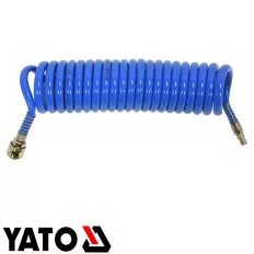   Yato YT-24207 pneumatikus spiráltömlő gyorscsatlakozóval 8x12 mm PU - 5 m