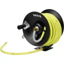 Yato YT-24241 pneumatikus tömlődob 9,5 mm PVC-NBR Hybrid tömlővel, gyorscsatlakozóval - 15 m