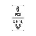 Yato YT-24780 csaptelepkulcs szett 8-13 mm (6 részes)