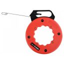 Yato YT-25010 acél kábelbehúzó szalag dobon - 15,3 m