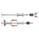 Yato YT-25391 csúszósúlyos kerékagy- és csapágylehúzó készlet, 16 részes