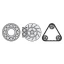 Yato YT-25391 csúszósúlyos kerékagy- és csapágylehúzó készlet, 16 részes