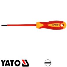   Yato YT-28153 szigetelt lapos csavarhúzó S2 acél - 3x100 mm (VDE 1000V)