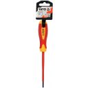 Yato YT-28174 szigetelt lapos csavarhúzó S2 acél - 3,5x100 mm (VDE 1000V)