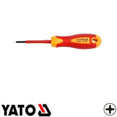   Yato YT-2821 szigetelt csavarhúzó S2 acél - PH0x60 mm (VDE 1000V)