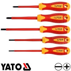   Yato YT-2827 szigetelt csavarhúzó készlet S2 acél, 5 részes VDE 1000V (PH, SL)
