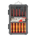 Yato YT-28283 szigetelt precíziós csavarhúzó készlet S2 acél, 6 részes VDE 1000V (PH, SL)
