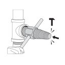 Yato YT-29060 tört csőmenet kihajtó (1/2" - 3/4")