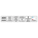Yato YT-30060 mágneses vízmérték, 2 libella - 40 cm