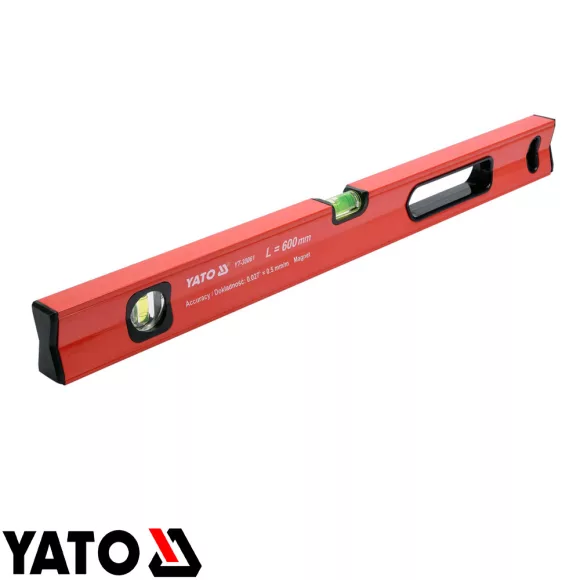 Yato YT-30061 mágneses vízmérték, 2 libella - 60 cm