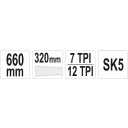 Yato YT-31310 Japán húzófűrész 320 mm