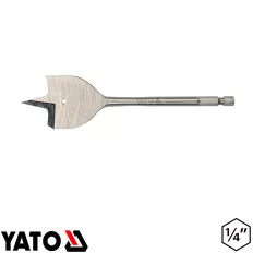 Yato YT-3236 lapos fafúrószár, 1/4" bit - 6x152 mm