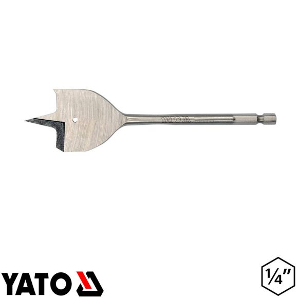 Yato YT-3252 lapos fafúrószár, 1/4" bit - 34x152 mm