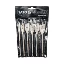 Yato YT-3258 lapos fafúrószár készlet, 1/4" bit, 6 db - 10-25 mm x152 mm