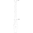 Yato YT-33023 konfirmátor csavar előfúró 7-10 mm