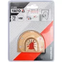 Yato YT-34682 multiszerszám karbidszemcsés vágófej HM (burkolóanyagok, fuga, epoxi) 70 mm