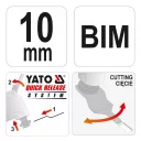 Yato YT-34683 multiszerszám merülő fűrészlap - 10 mm BIM, (fa-fém)