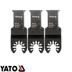   Yato YT-34684 multiszerszám merülő fűrészlap szett - 28,5 mm BIM, 3 darab (fa-fém)
