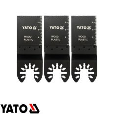   Yato YT-34685 multiszerszám merülő fűrészlap szett - 34 mm HCS, 3 darab (fa, műanyag)