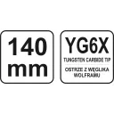 Yato YT-3740 rajztű 140 mm (fémhez, üveghez, kerámiához)