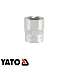   Yato YT-3814 hatlapú dugókulcs 3/8" - 19 mm (AS-DRIVE)
