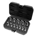 Yato YT-38550 nyitott csillag csuklós dugókulcs készlet 3/8" CrV 8-19 mm, 12 részes