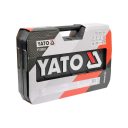 Yato YT-38831 dugókulcs készlet 1/4"+3/8"+1/2" CrV 4-32 mm, 111 részes