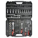 Yato YT-38931 dugókulcs készlet 1/4"+3/8"+1/2" CrV 4-32 mm (173 részes)