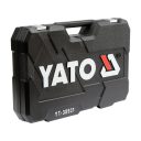 Yato YT-38931 dugókulcs készlet 1/4"+3/8"+1/2" CrV 4-32 mm (173 részes)