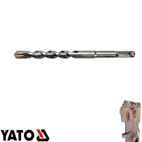 Yato YT-41941 SDS-Plus négyélű fúrószár X-Tip karbid fejjel - 12x160 mm