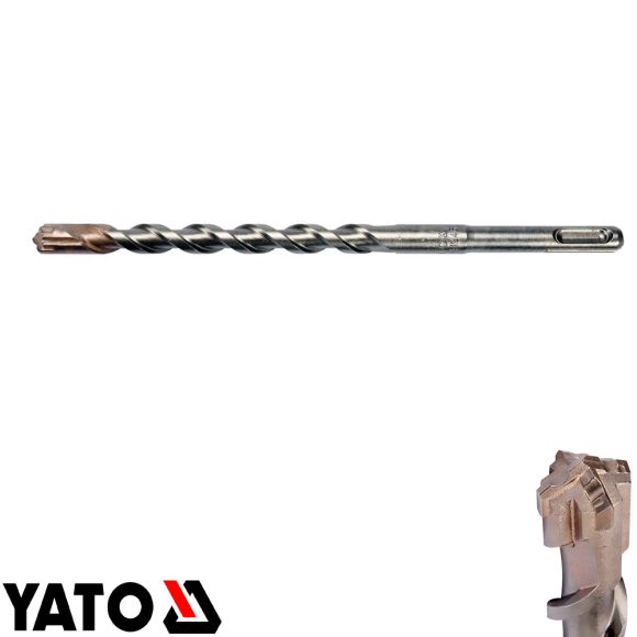 Yato YT-41946 SDS-Plus négyélű fúrószár X-Tip karbid fejjel - 12x210 mm