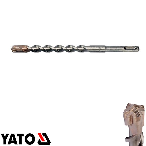 Yato YT-41947 SDS-Plus négyélű fúrószár X-Tip karbid fejjel - 14x210 mm