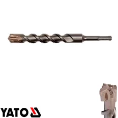   Yato YT-41950 SDS-Plus négyélű fúrószár X-Tip karbid fejjel - 22x210 mm