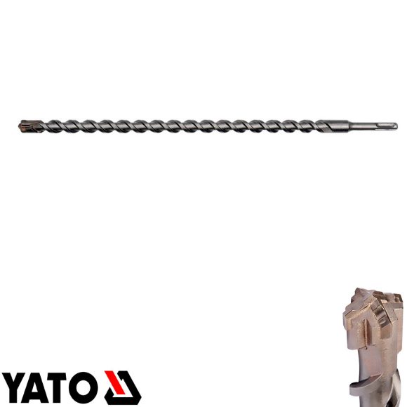 Yato YT-41957 SDS-Plus négyélű fúrószár X-Tip karbid fejjel - 18x460 mm