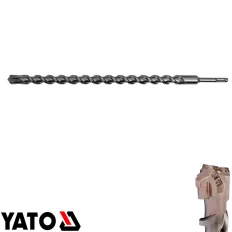   Yato YT-41958 SDS-Plus négyélű fúrószár X-Tip karbid fejjel - 22x460 mm